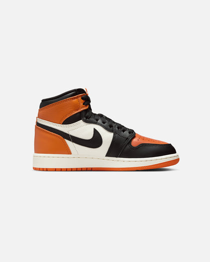 Jordan Kids' Air Jordan 1 High OG "Shattered Backboard" (GS) Black/Black-Sail-Stafish