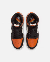 Jordan Kids' Air Jordan 1 High OG "Shattered Backboard" (GS) Black/Black-Sail-Stafish