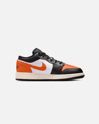 Jordan Kids' Air Jordan 1 Low (GS) Black/Starfish-White