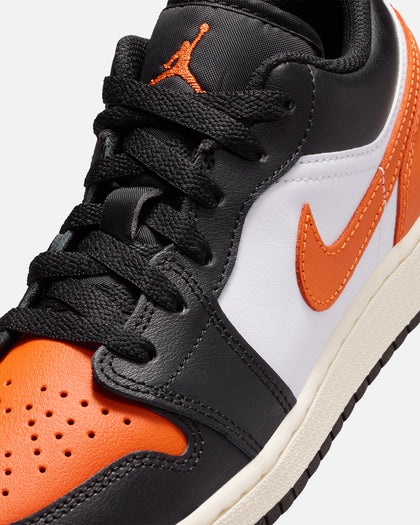 Jordan Kids' Air Jordan 1 Low (GS) Black/Starfish-White