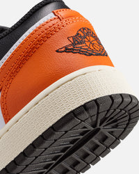 Jordan Kids' Air Jordan 1 Low (GS) Black/Starfish-White