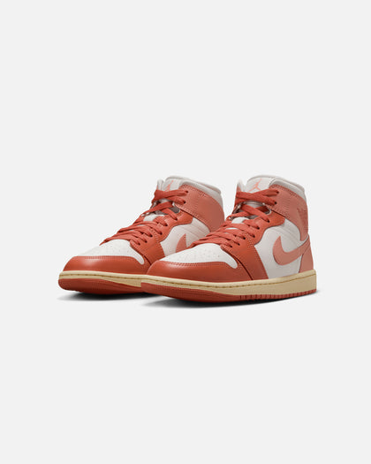 Jordan Women's Air Jordan 1 Mid Sail/Lt Madder Root