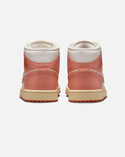 Jordan Women's Air Jordan 1 Mid Sail/Lt Madder Root