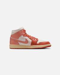 Jordan Women's Air Jordan 1 Mid Sail/Lt Madder Root