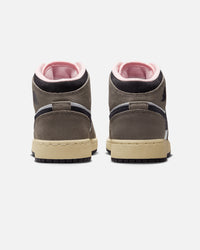 Jordan Kids' Air Jordan 1 Mid SE (GS) White/Grey