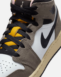 Jordan Kids' Air Jordan 1 Mid SE (GS) White/Grey