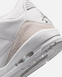 Jordan Air Jordan 3 Retro "Pure Money" White/Silver