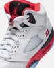 Nike Kids' Air Jordan 5 Retro OG "Fire Red" (GS) White/Fire Red