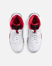 Nike Kids' Air Jordan 5 Retro OG "Fire Red" (GS) White/Fire Red