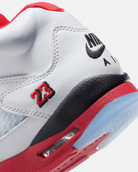 Nike Kids' Air Jordan 5 Retro OG "Fire Red" (GS) White/Fire Red