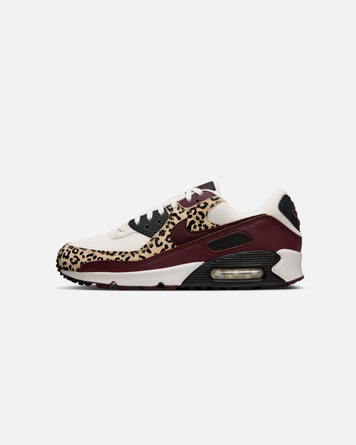 Nike Women's Air Max 90 Sail/Burgundy Crush/Black