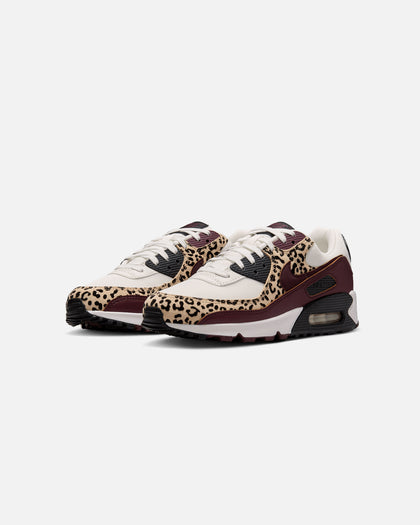 Nike Women's Air Max 90 Sail/Burgundy Crush/Black