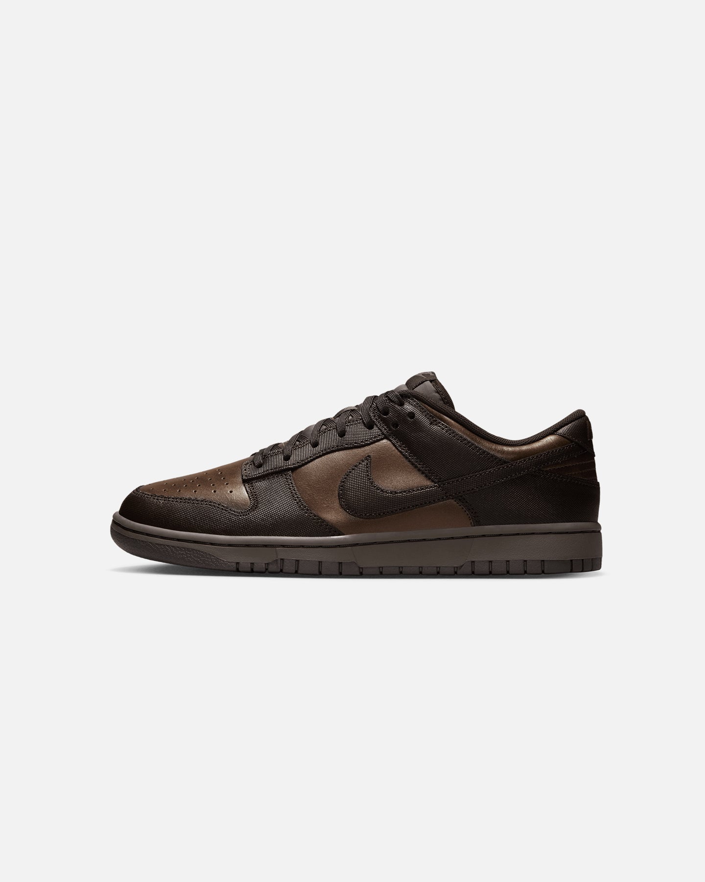 brown leather dunks
