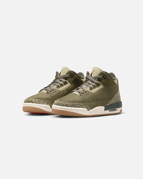 Jordan Kids' Air Jordan 3 Retro (GS) Medium Olive