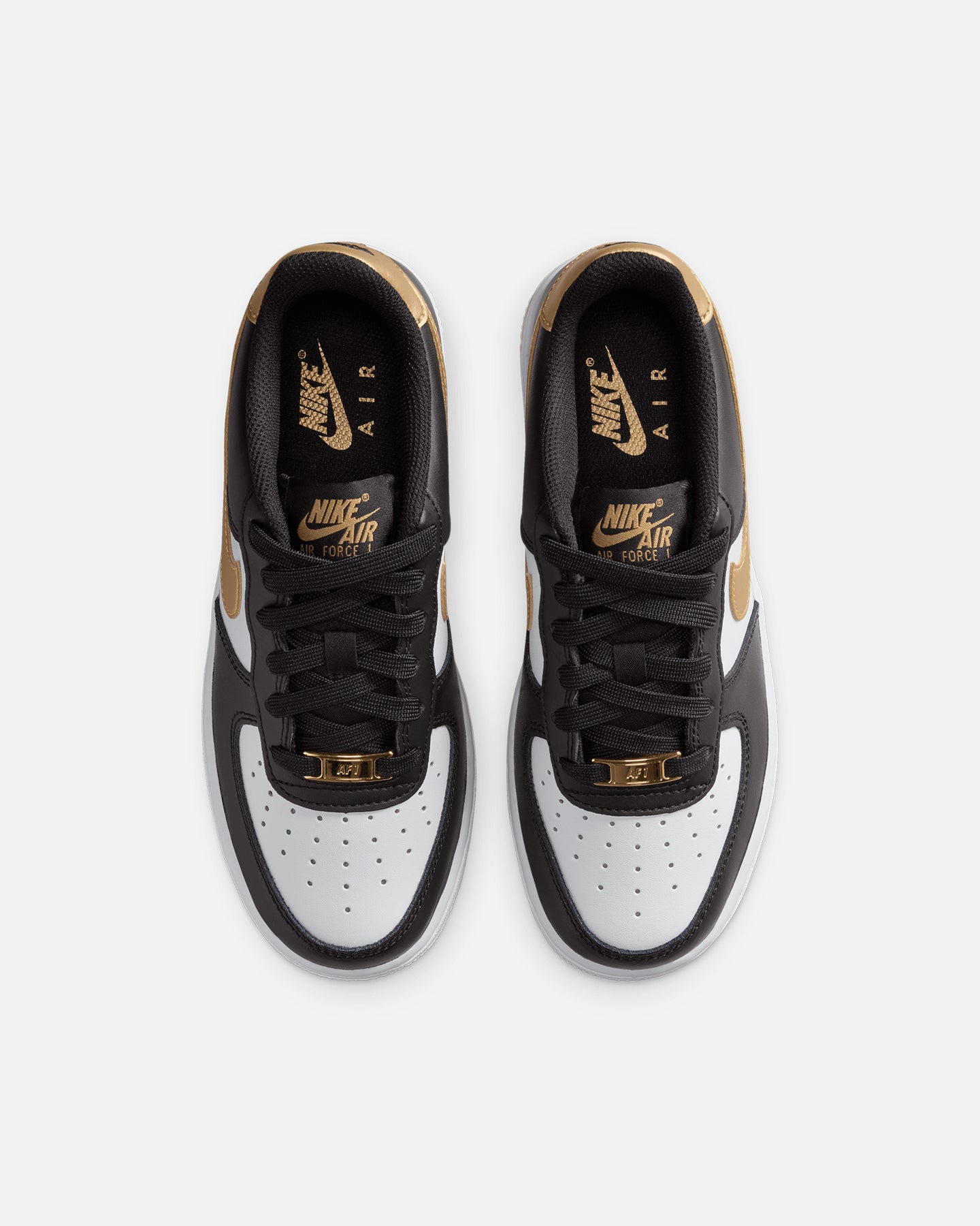 air force 1 black gold tick