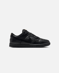 Nike Women's Dunk Low "Croc Skin" Black/Black
