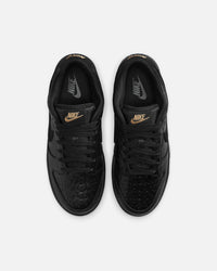 Nike Women's Dunk Low "Croc Skin" Black/Black