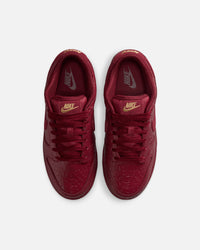 Nike Women's Dunk Low "Croc Skin" Team Red