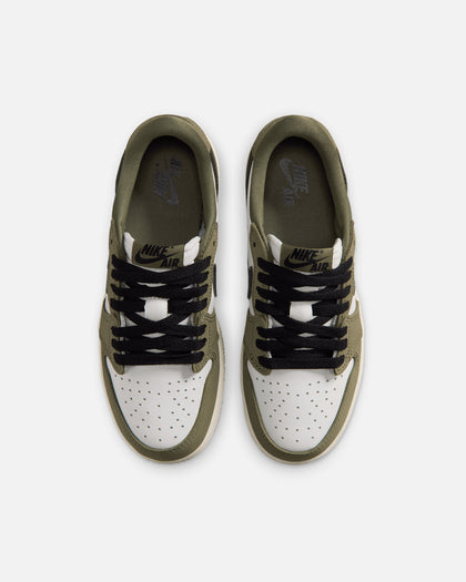Jordan Kids' Air Jordan 1 Retro Low "Medium Olive" (GS) Medium Olive