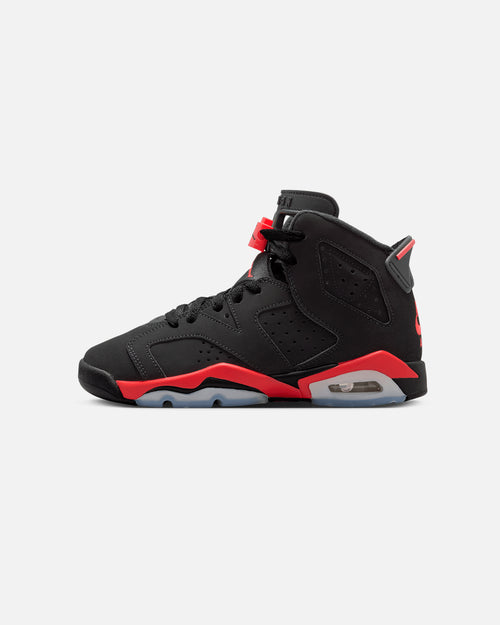 Jordan Kids' Air Jordan 6 Retro "Infrared Salesman" (GS) Black/Lt Crimson