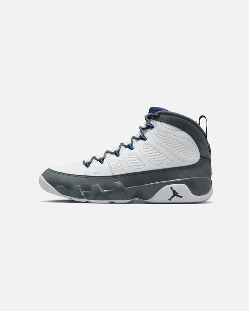 Jordan Air Jordan 9 Retro "Flint Grey" White/French Blue-Flint Grey
