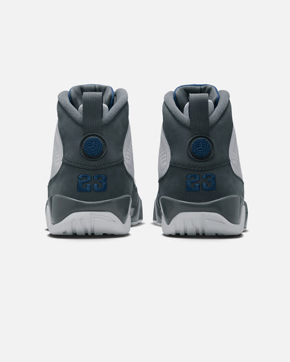 Jordan Air Jordan 9 Retro "Flint Grey" White/French Blue-Flint Grey