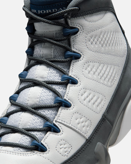 Jordan Air Jordan 9 Retro "Flint Grey" White/French Blue-Flint Grey