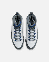 Jordan Air Jordan 9 Retro "Flint Grey" White/French Blue-Flint Grey