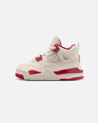 Jordan Kids' Air Jordan 4 Retro "Pale Ivory and Tough Red" (GS) Pale Ivory
