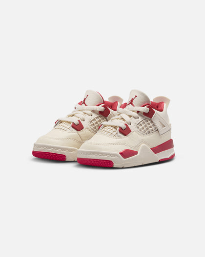 Jordan Kids' Air Jordan 4 Retro "Pale Ivory and Tough Red" (GS) Pale Ivory