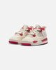 Jordan Kids' Air Jordan 4 Retro "Pale Ivory and Tough Red" (GS) Pale Ivory