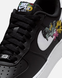 Nike Women's Air Force 1 '07 Premium "Flowers" Black/White