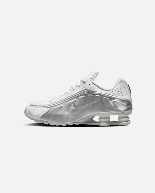 Nike Shox R4 White/Metallic Silver