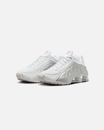 Nike Shox R4 White/Metallic Silver