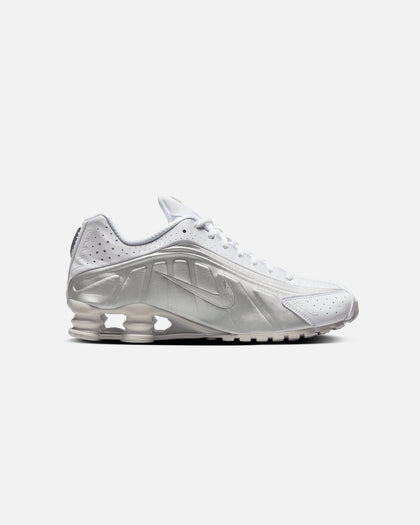 Nike Shox R4 White/Metallic Silver