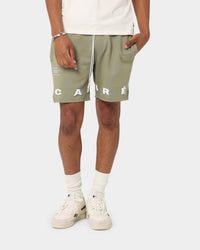 Carré Enhance Fleece Shorts Army Green