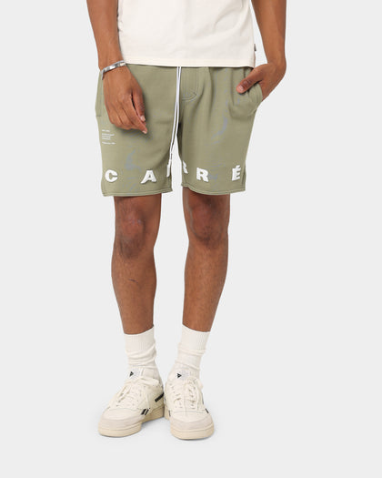 Carré Enhance Fleece Shorts Army Green