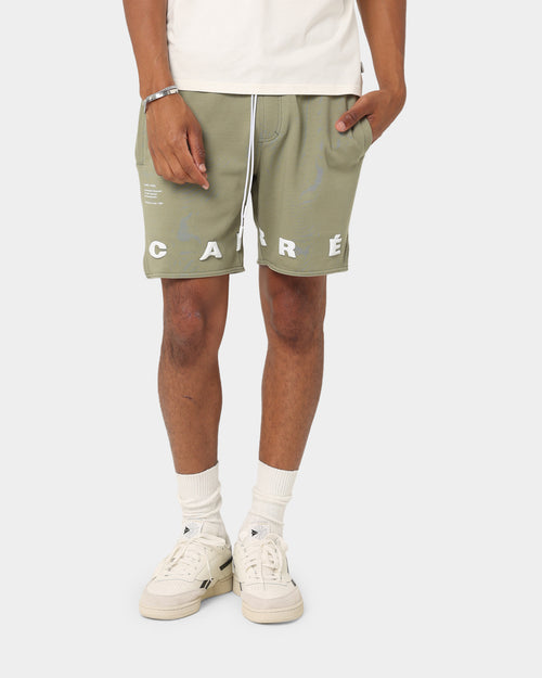 Carré Enhance Fleece Shorts Army Green