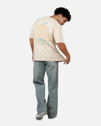 Hypland X One Piece Neon Flame T-Shirt Tan