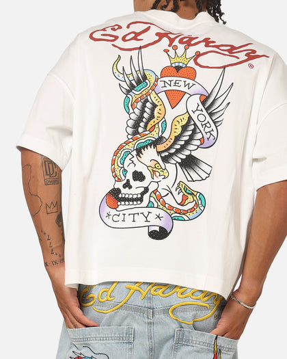 Ed Hardy NYC T-Shirt Off White