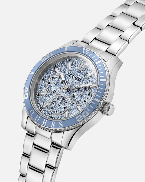 Guess Mainline Mariana Watch Silver/Blue