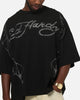 Ed Hardy Cyber Rhinestone T-Shirt Black