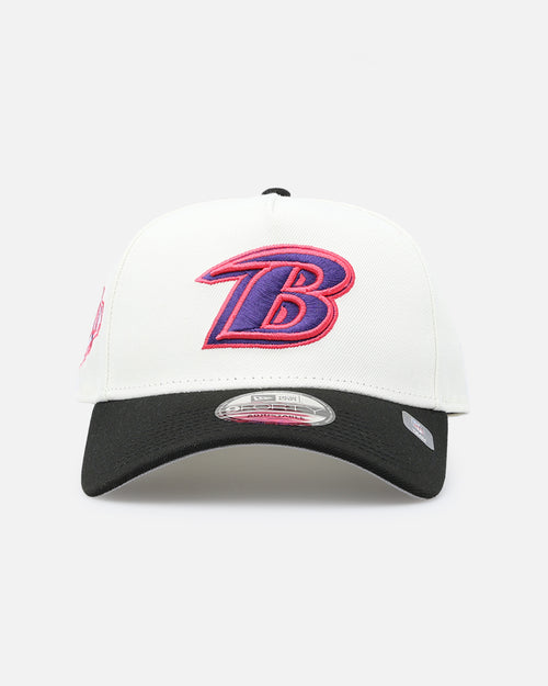 New Era Baltimore Ravens 'Neon Nights' 9FORTY Snapback Chrome/Black