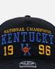 47 Brand Kentucky 'College Champs' 1996 Champs Hitch Snapback Vintage Black