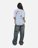 Mitchell & Ness New York Yankees Stack Box T-Shirt Baby Blue