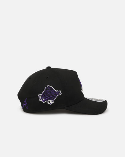 New Era Atlanta Braves 'Drip 3.0' 9FORTY A-Frame Snapback Black