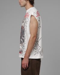Loiter Dogpound Muscle T-Shirt Off White