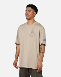 Pro Standard Los Angeles Dodgers Drop Shoulder T-Shirt Taupe