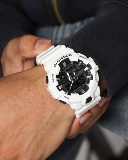 G-Shock GA700-7A Analog/Digital White/Black