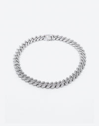 Saint Morta Interlink 20" Necklace Iced White Gold